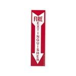 Fire Extinguisher Sign 14" x 3.5"