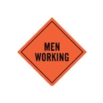 48" Roll Up Sign MEN WORKING