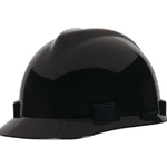 MSA Black Fast Ratchet Hard Hat