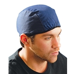 Cotton Navy Welding Beanie
