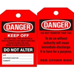 Red Scaffold Tag 25/pk