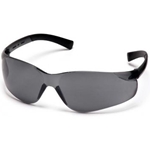 ZTEK Rubber Temple Smoke Lens Safety Glass