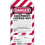 Lockout Tag w/ Detachable Key Stub
