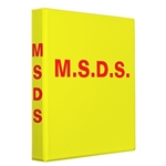 2" Safety Data Sheet SDS Binder