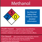 Methanol Oil NFPA Label