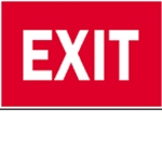 Exit Sign 7" x 10"