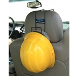 Over the Seat Hard hat Rack