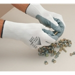 15 Gauge Gray Foam Nitrile on White Nylon Glove