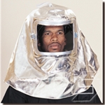 Aluminized PBI Hood with Clear Lexan Window