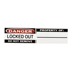 Lock Label: Do Not Remove