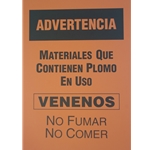 Sign Danger Lead Poison