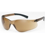 Amber Frame/Lens w/ Rubber Temple Safety Glass