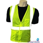 Class 2 Yellow Mesh Vest w/ Velcro Closure