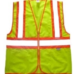 Class 2 Lime Two Tone Vest M