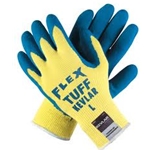 Flextuff Blue Latex Dipped Kevlar S