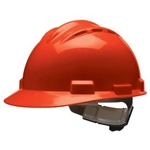 Red North Hard Hat w/ Ratchet Suspension