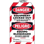Bilingual Danger Lockout Tag