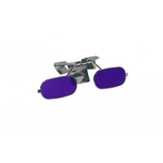Half Lens Blue #6 Clip On Glass