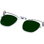 Half Lens Green #6 Clip On Glass