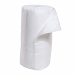 30" x 150" White Roll Sorbent