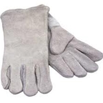 Gray Cowhide Welder 14"