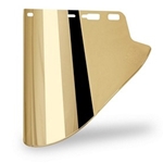 Lexan 10" x 18.5" x .07 Gold Faceshield