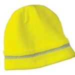 High Viz Lime Knit Beanie