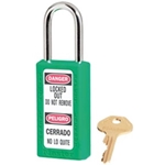 1.5" Shackle 3" Body Green KD