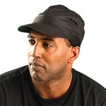 Quilted Black Welder's Beanie