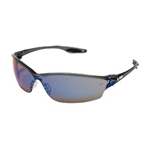 Law Plus Black Frame Blue Mirror Lens