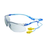 Virtua Sport Corded earplug Control Eyewear Clear Anti-Fog Lens