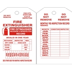 Fire Extinguisher Tag