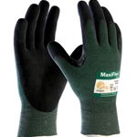Maxiflex Cut Foam Nitrile w/ reinforced thumb green EN4331