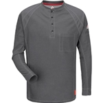 Bulwark Mens Charcoal FR Henley