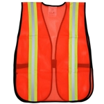 Orange Traffic Vest S/O Stripe