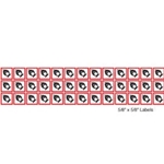 GHS Mini Pictogram Label Sheets - Explosive