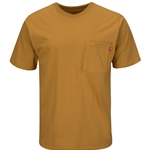 Men's Short Sleeve Solid Basic Tee Birch Brown
