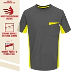 M Color Block Safety Gray Tee
