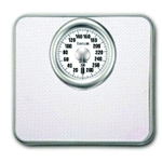 Bathroom Scale 0-300 lb White