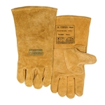 Original "BUCKTAN WIDE BODY", welding glove, COMFOflex® lined and with premium quality cow split leather
