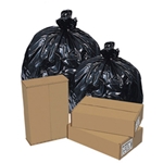 43" x 47" Black Roll Trash Can Liner