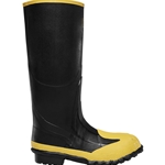16" Black Metatarsal Guard Steel Midsole Steel Toe Boot