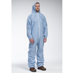 Posi Self- Extinguishing Coverall with Hood, Elastic Wrists, and Ankles