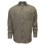 NSA Mens Khaki FR Work Shirt