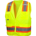 RVZ2410 Type R - Class 2 Hi-Vis Lime Safety Vest