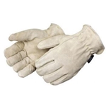 INSULATED TAN SPLIT COWHIDE DR 2X