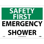 Emergency Shower Sign