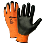 Zone Defense Orange HPPE Shell with Black Polyurethane Coating