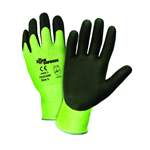 Zone Defense Green HPPE Shell with Black Foam Nitrile Foam Coating