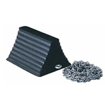 Heavy Duty Wheel Chock with 12' Chain